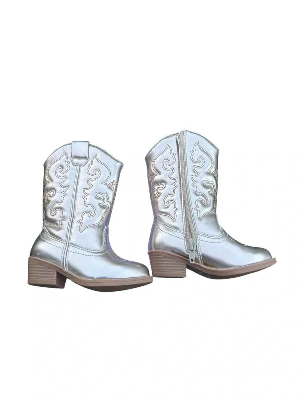 Tucker + Tate  Baby Metallic Western Zip Kids Boots